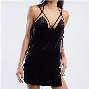 savage x fenty velvet slip dress